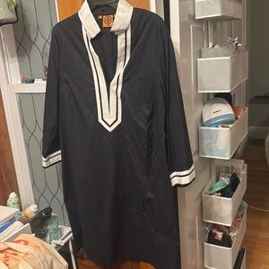 Size 14 Tory Burch dress. Navy and white, classic! Great condition